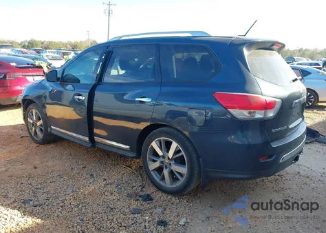 2015 Nissan Pathfinder Platinum from USA, damaged, VIN 5N1AR2MN4FC675901